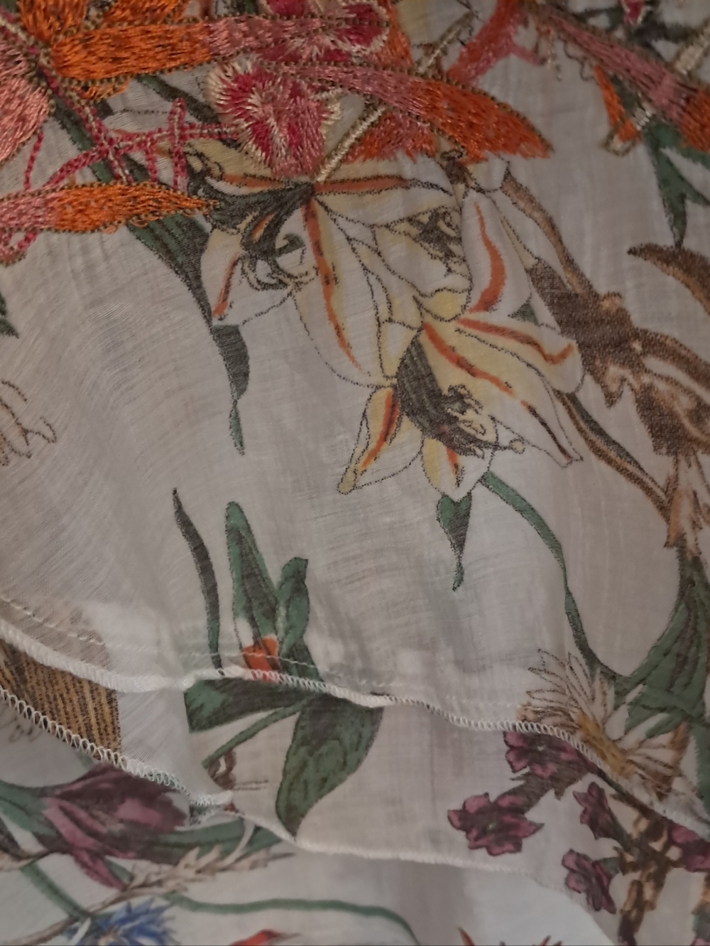 ARRATA SILENT JOURNEY EMBROIDERED SHORT KIMONO SIZE SMALL - Picture 9 of 16